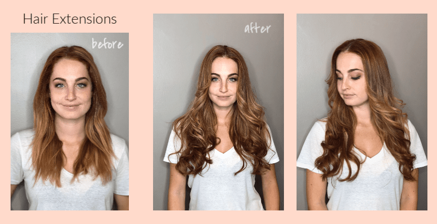 Fort Lauderdale Hair Extensions Before and After Photos
